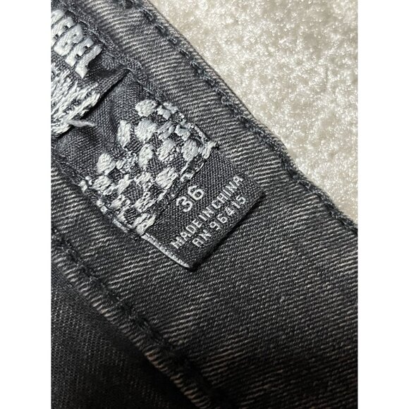 Rebel‎ Vengeance Jeans Grunge Distressed  Y2K Multi-Pocket Jeans Size 36x30 - Picture 6 of 14